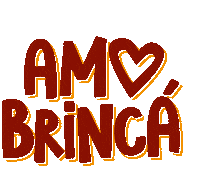 AmoBrinca infantil brincadeira recreacao miojinho Sticker