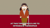 stage speaking GIF by South Park 
