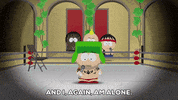 scared kyle broflovski GIF by South Park 