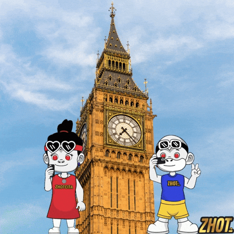 Big Ben London Travel GIF by Zhotcita