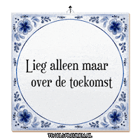 Humor Spanning Sticker by Tegelspreuken.nl