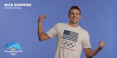 pyeongchang 2018 yes GIF by NBC Olympics