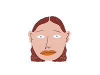 confused girl Sticker by Petra