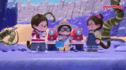 happy animation GIF by Monchhichi