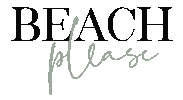 Beach Please Sticker by Juwel-lettering