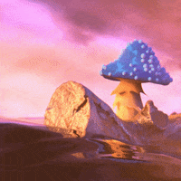 heromation animation excited pink wave GIF