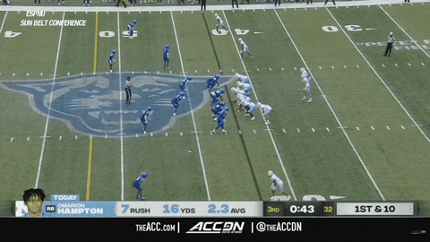 docstaples giphyupload touchdown georgia state omarion hampton GIF