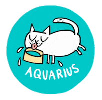 Cats Zodiac Sticker by BadgeBomb