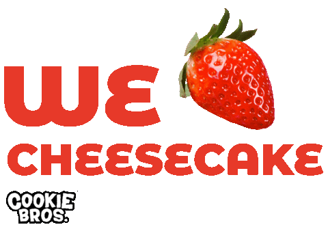Strawberry Cheesecake Sticker by Cookie Bros