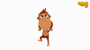 kukuli happy monkey komik mutlu GIF