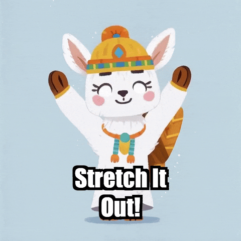 Morning Stretch It Out GIF by Llamaozi