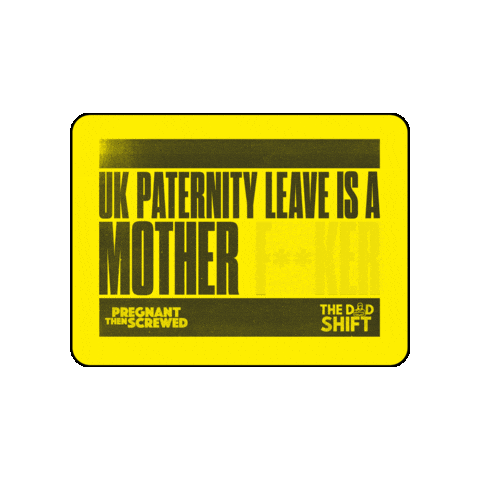 Pts Paternity Sticker by PregnantThenScrewedUK