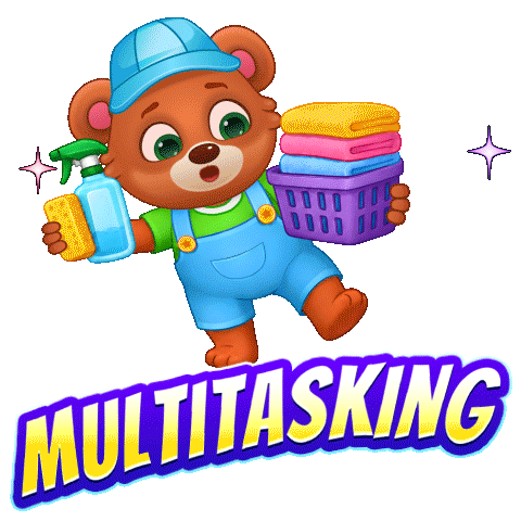 Stressed Work Sticker by Lucas and Friends by RV AppStudios