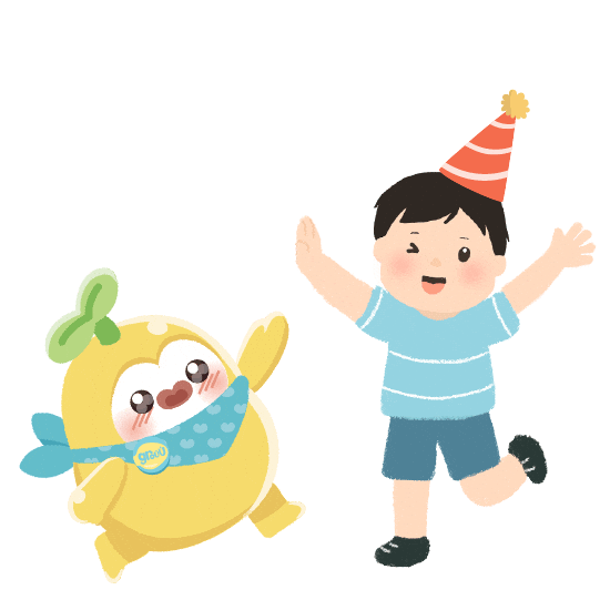 Happy Kids Sticker by Grouu