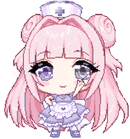 Cat Girl Nurse Sticker