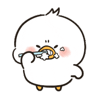 Angry Duck Sticker by Tonton Friends