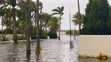 Storm Surge Floods Tampa Streets as Hurricane Idalia Makes Landfall