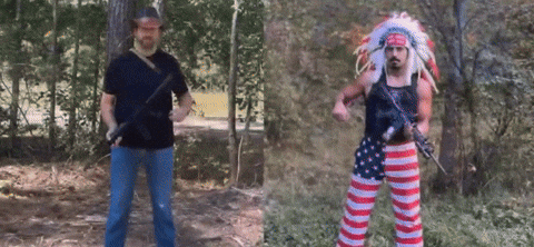 Cowboys Indians GIF by Ken Walls