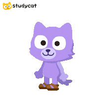 Cat Hello Sticker by Studycat language learning for kids