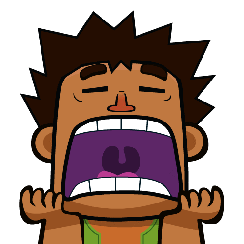 salgadodesign pokemon screaming trainer lider Sticker