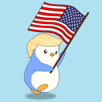 Donald Trump Crypto GIF by Pudgy Penguins