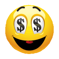 eyes money STICKER by imoji