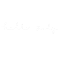 Pastel Hello Sticker