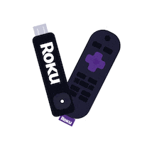 rokumx the roku channel series stream roku Sticker