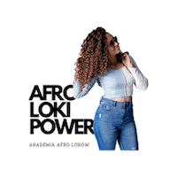 majaglamstudio studio loki glam afro Sticker