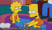 the simpsons school GIF