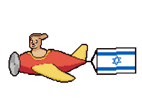 Israel Flag Sticker by HotDogs