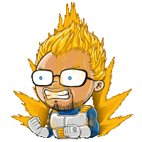 Vegaillustrator anime animation vegeta dragonball Sticker
