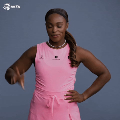 Sloane Stephens Peace GIF by WTA