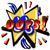Word Oops Sticker