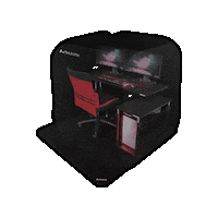 Bauhutte pc camp desk キャンプ Sticker