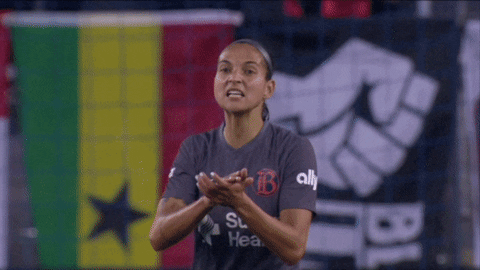 Lets Go Clap GIF by National Women's Soccer League