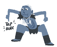 Tap Here Sticker