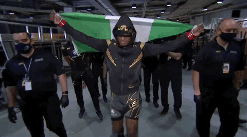 Kamaru Usman Sport GIF by UFC