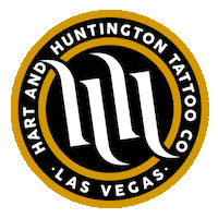 Las Vegas Sticker by Hart & Huntington Tattoo