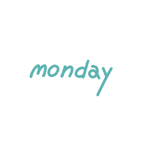 Monday Sticker by chxrrypie