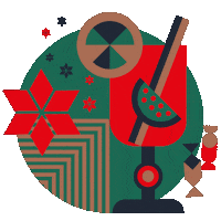 Christmas Illustration Sticker by Hartinger Consulting GmbH