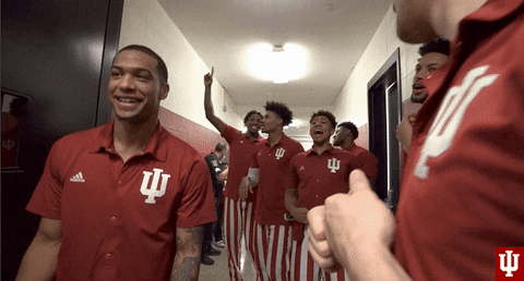 Excited Lets Go GIF by Indiana Hoosiers