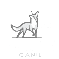 canilyalume cachorro border laika yak Sticker