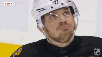 Shocked Boston Bruins GIF by NHL