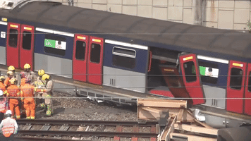 Passengers Injured as Train Derails in Hong Kong