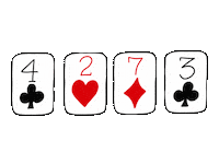 Playing Cards Magic Sticker