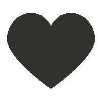 Black Heart Sticker by Becket + Quill