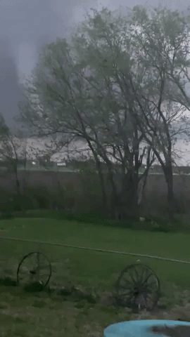 Powerful Tornado Leaves Trail of Destruction Near Benton, Kansas