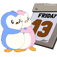 Friday The 13Th Penguin Sticker by Pudgy Penguins