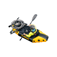 Mekongpackraft adventure paddle raft mekong Sticker